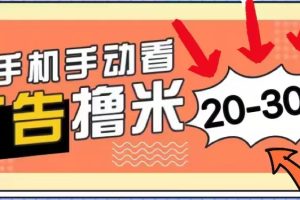 无任何门槛，安卓手机即可，小白也能轻松上手新平台，看广告单机每天20-30＋