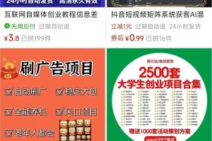 电商平台暴力引流,被动日引400+创业粉不发作品，不截流，不发私信