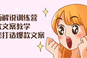 漫画解说训练营：爆款文案教学，教您打造爆款文案（文案课+剪辑课）