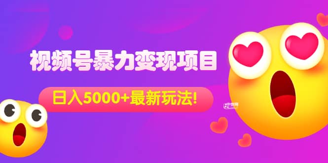 外面收费699的视频号暴力变现项目，日入5000+，简单易操作当天见效果插图