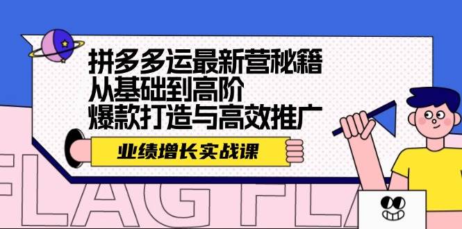 拼多多运最新营秘籍：业绩 增长实战课，从基础到高阶，爆款打造与高效推广插图