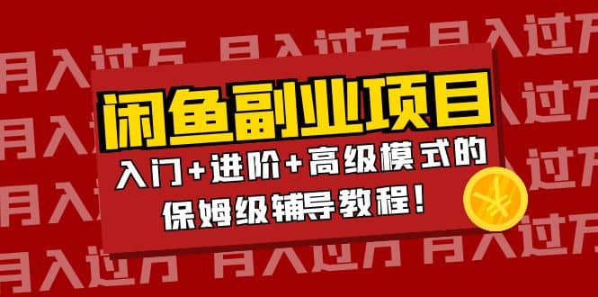 月入过万闲鱼副业项目：入门+进阶+高级模式的保姆级辅导教程插图