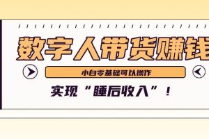 数字人带货2个月赚了6万多，做短视频带货，新手一样可以实现“睡后收入”！