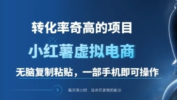 一单49.9，转化率奇高的项目，冷门暴利的小红书虚拟电商插图