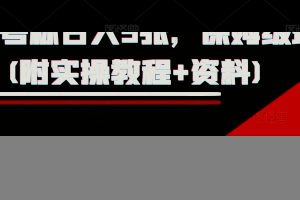 外面收费1980的淘宝下单自动项目，号称日入5张，保姆级玩法(附实操教程+资料)【揭秘】