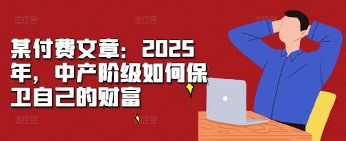 某付费文章：2025年，中产阶级如何保卫自己的财富插图