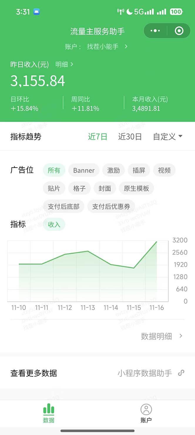 （13362期）微信小程序撸广告6.0升级玩法，全新变现方式，日均收益2000+插图1